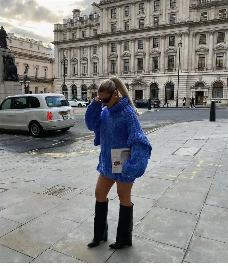 Sweter oversize na chłodne dni