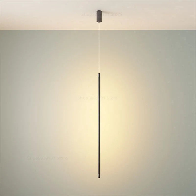 Nowoczesna lampa wisząca LED – minimalistyczne oświetlenie sufitowe do sypialni lub salonu