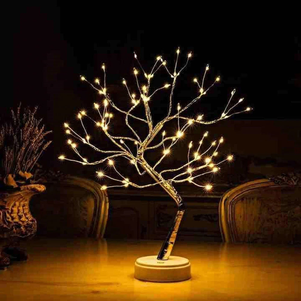 Lampa dekoracyjne drzewko LED