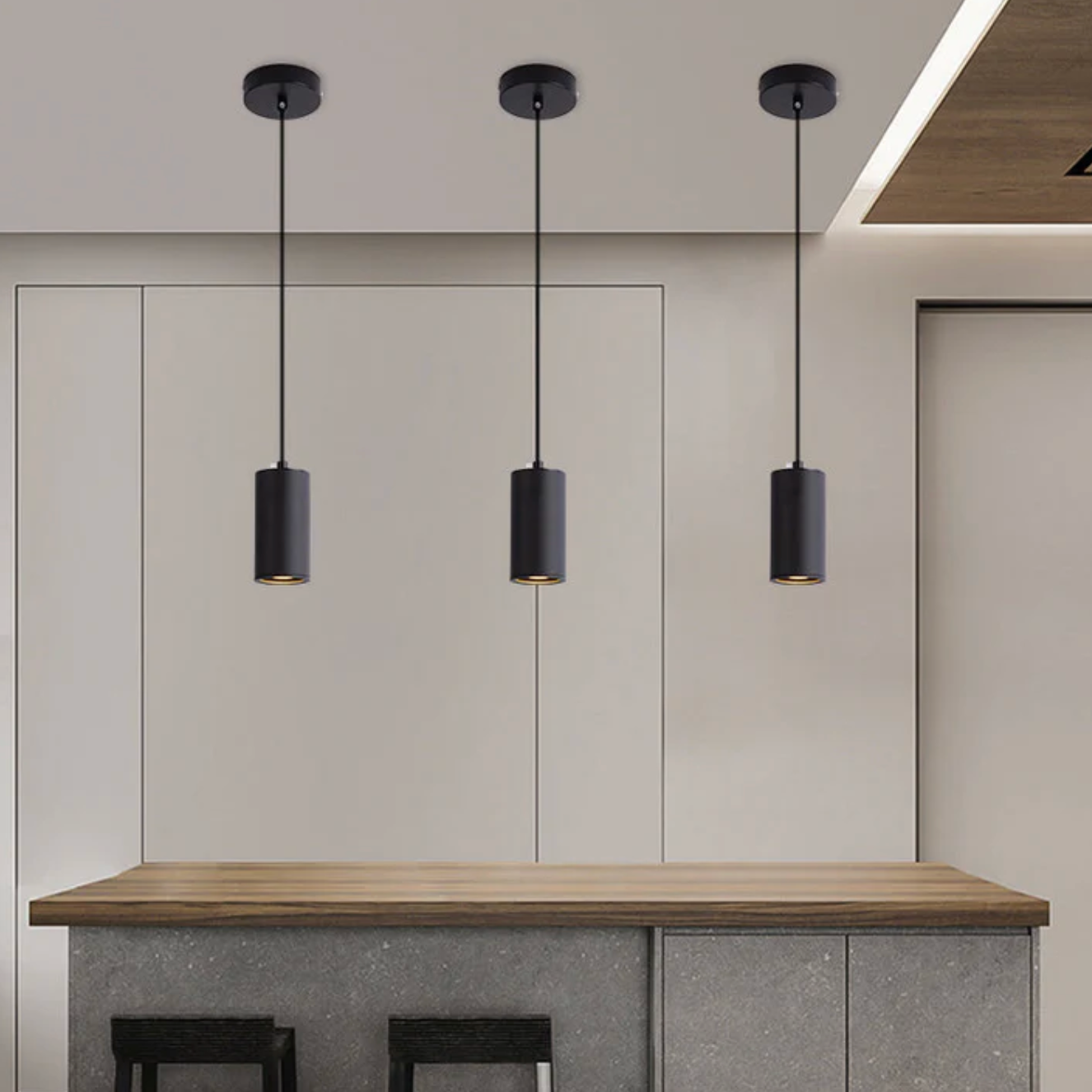 Nowoczesna lampa wisząca typu spot – elegancja w minimalistycznym wydaniu