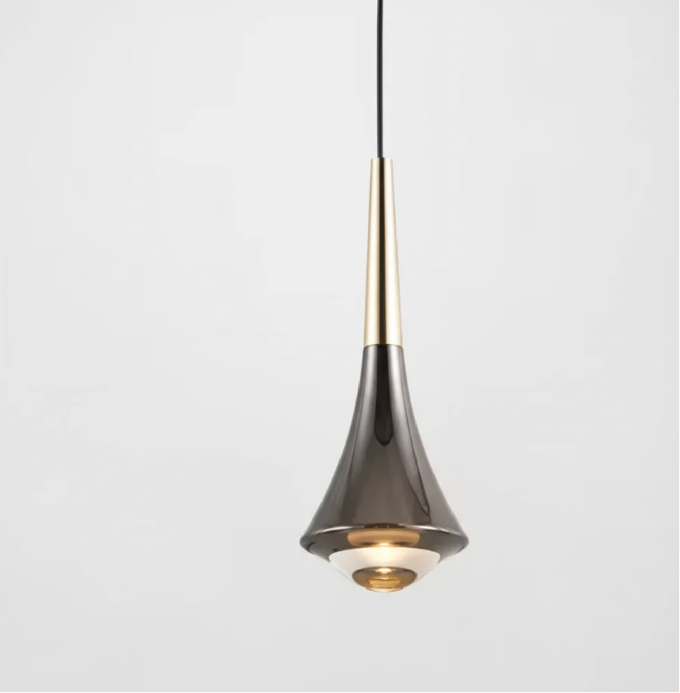 Nowoczesna lampa wisząca LED – designerska lampa sufitowa stożkowa