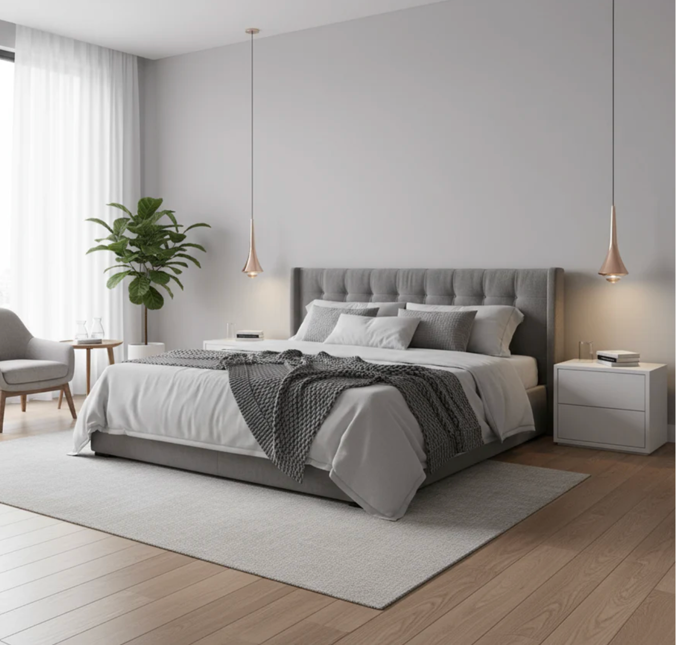 Nowoczesna lampa wisząca LED – designerska lampa sufitowa stożkowa