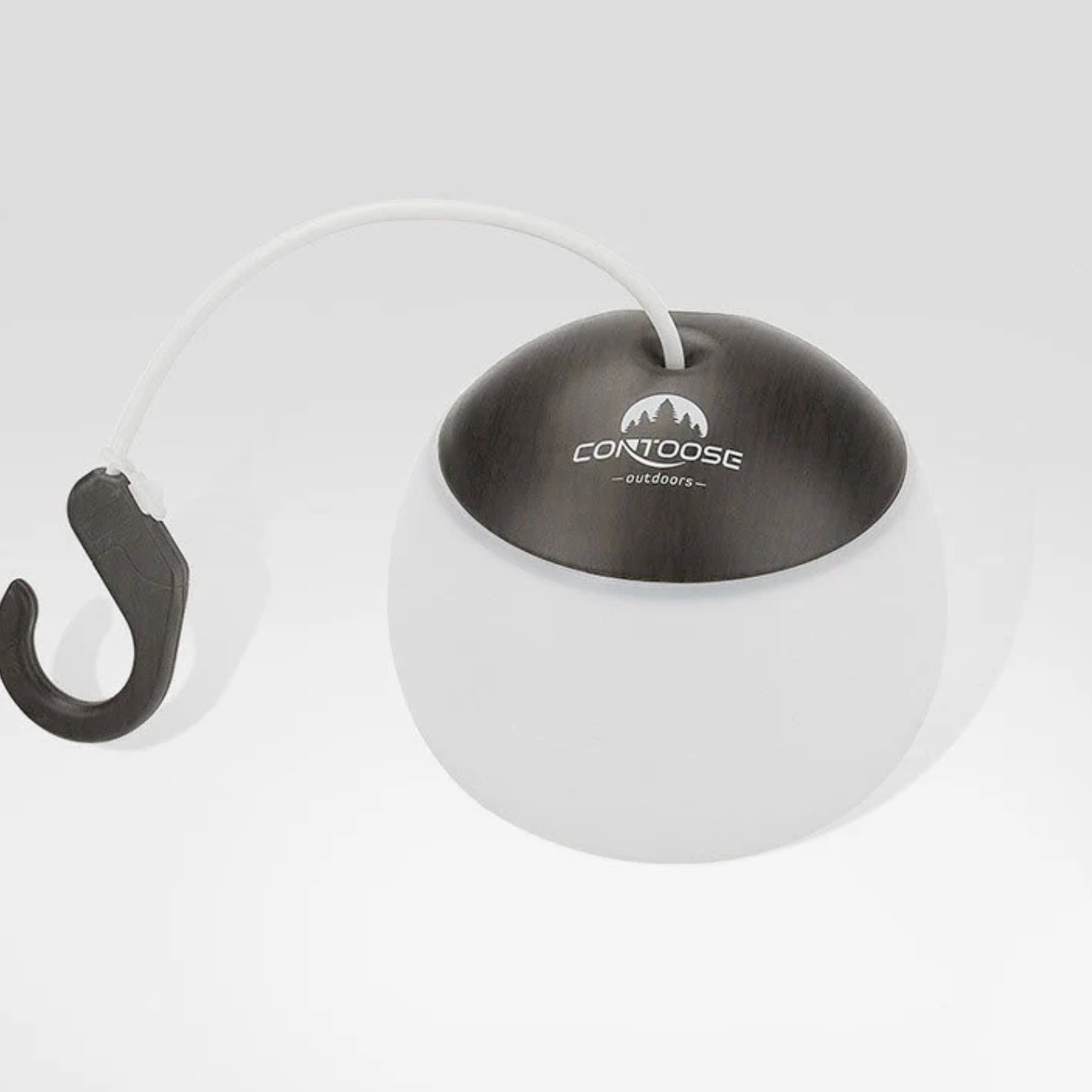 Przenośna lampa biwakowa LED z uchwytem – styl outdoor & scandi