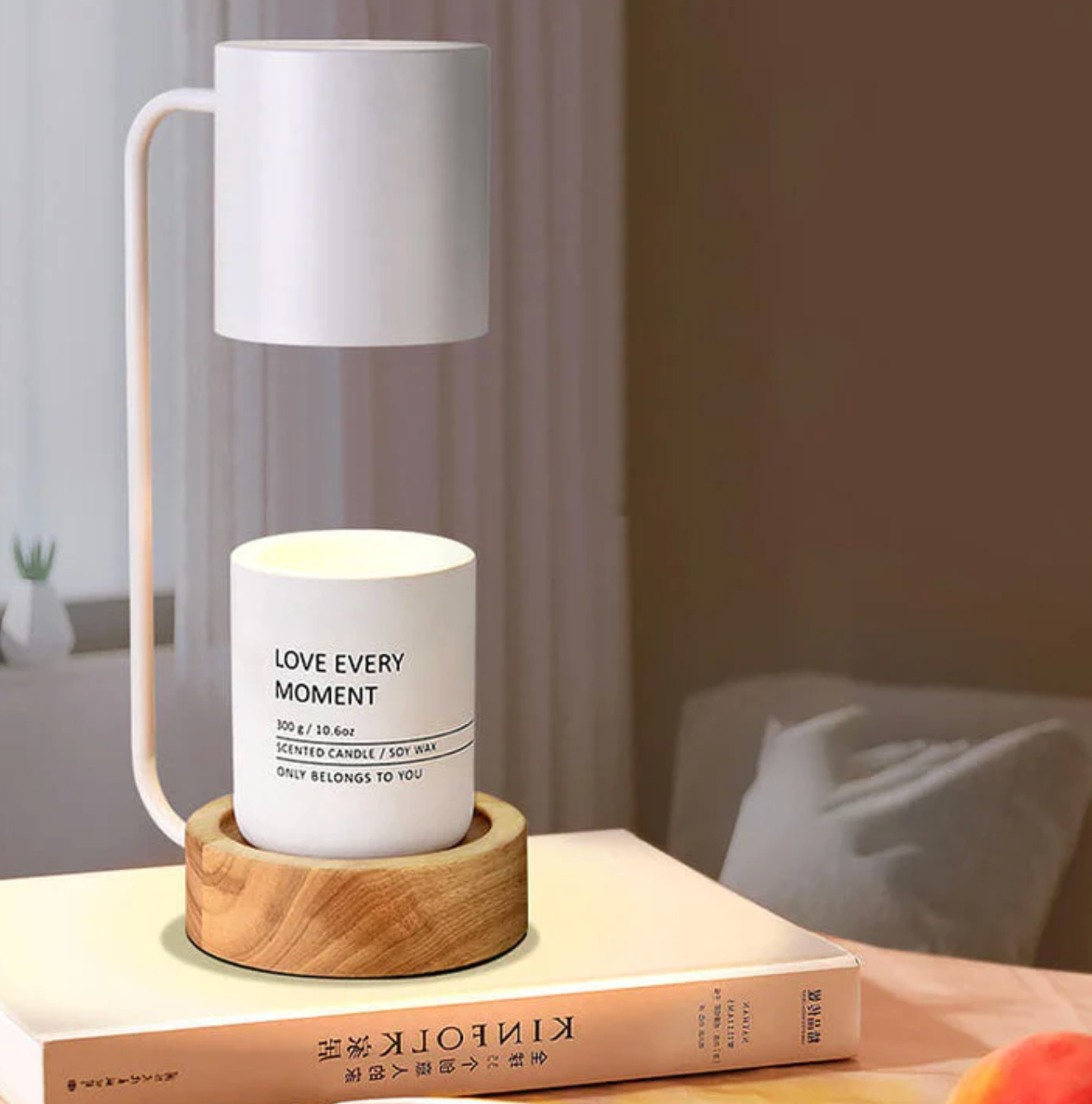 Lampa stołowa do świec – nowoczesny podgrzewacz w stylu minimalistycznym