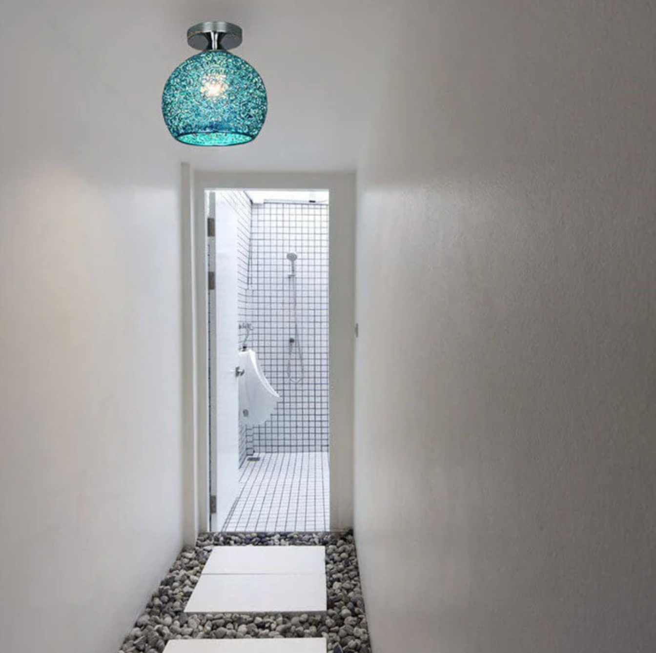 Lampa sufitowa kule dekoracyjna – plafon z ażurowym kloszem metalowym