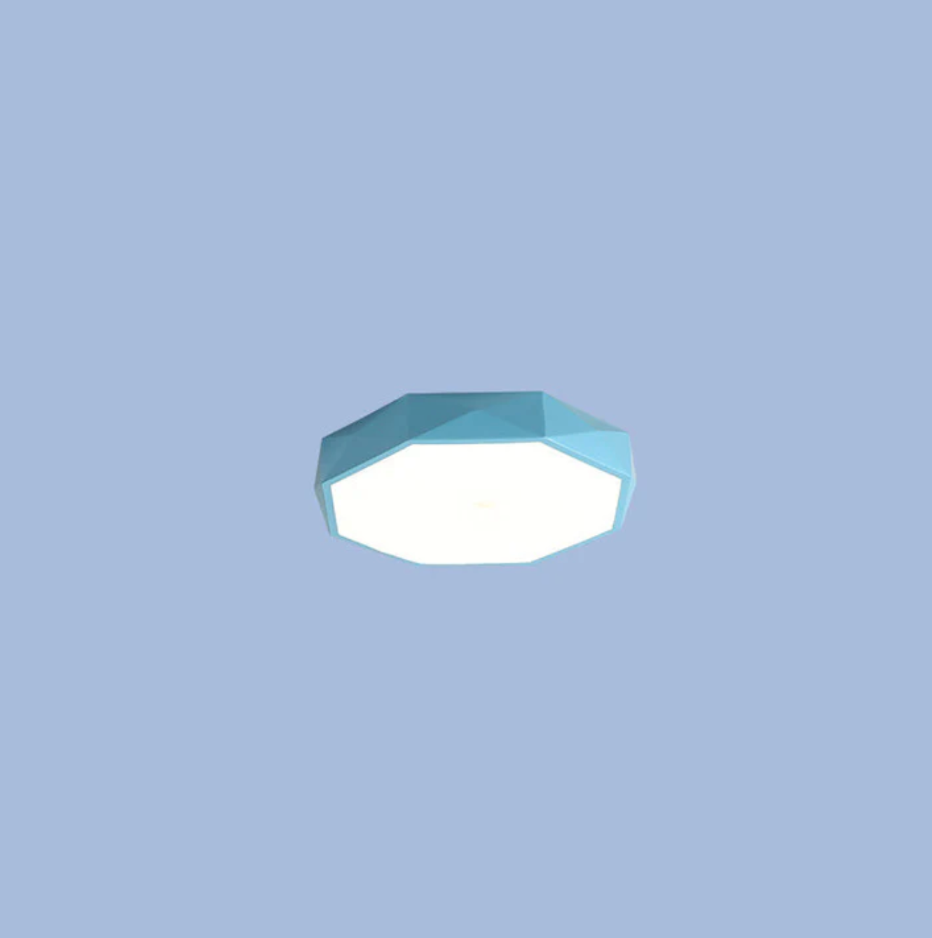 Geometryczna lampa sufitowa LED – kolorowy plafon nowoczesny