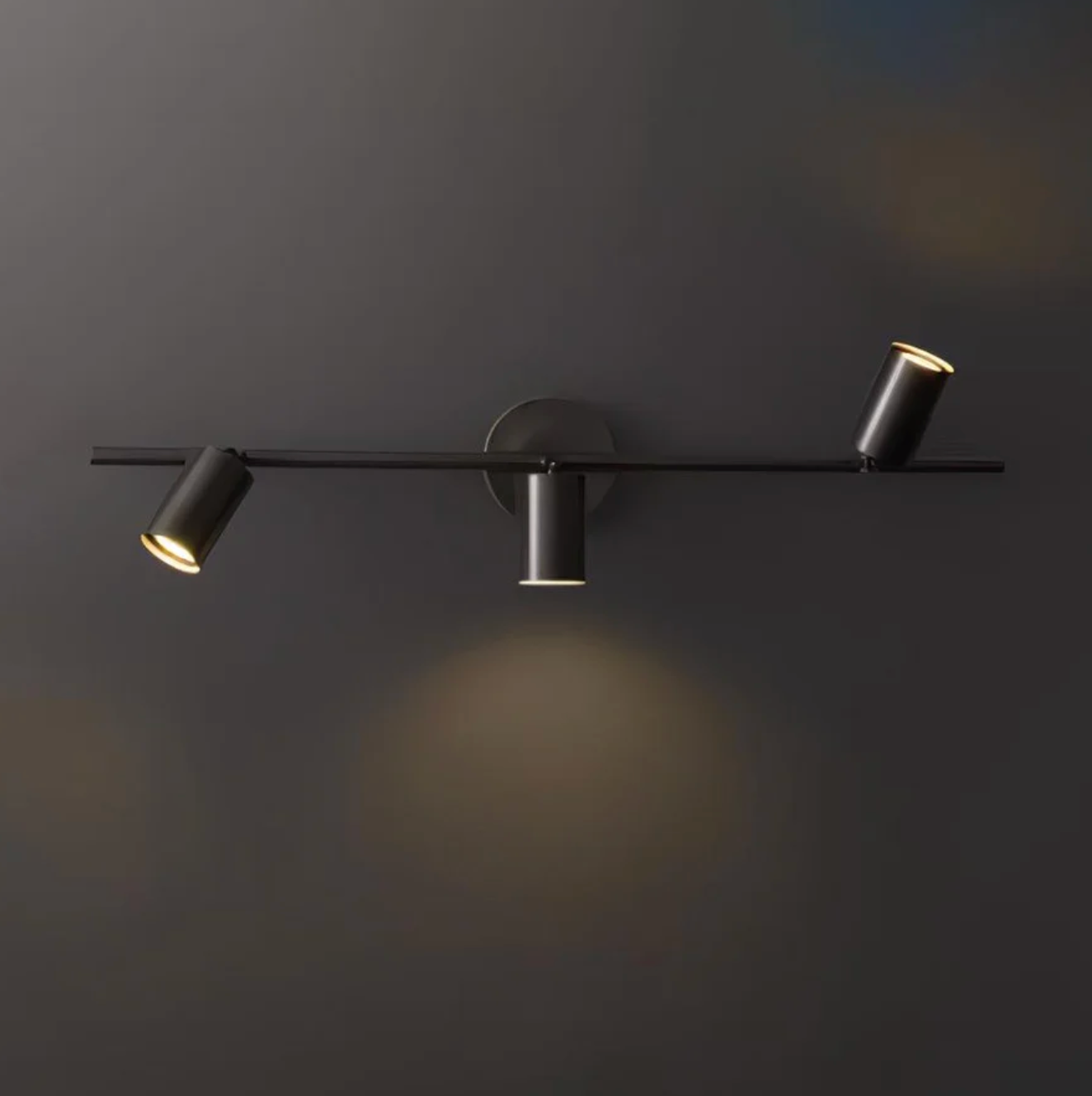 Nowoczesny plafon sufitowy LED z regulowanymi reflektorami – lampa listwa 1/2/3/4 punkty