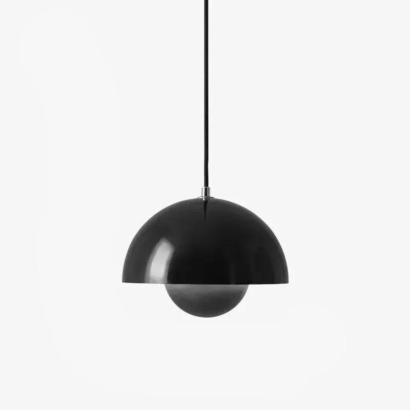 Lampa wisząca LED o półkulistym kształcie