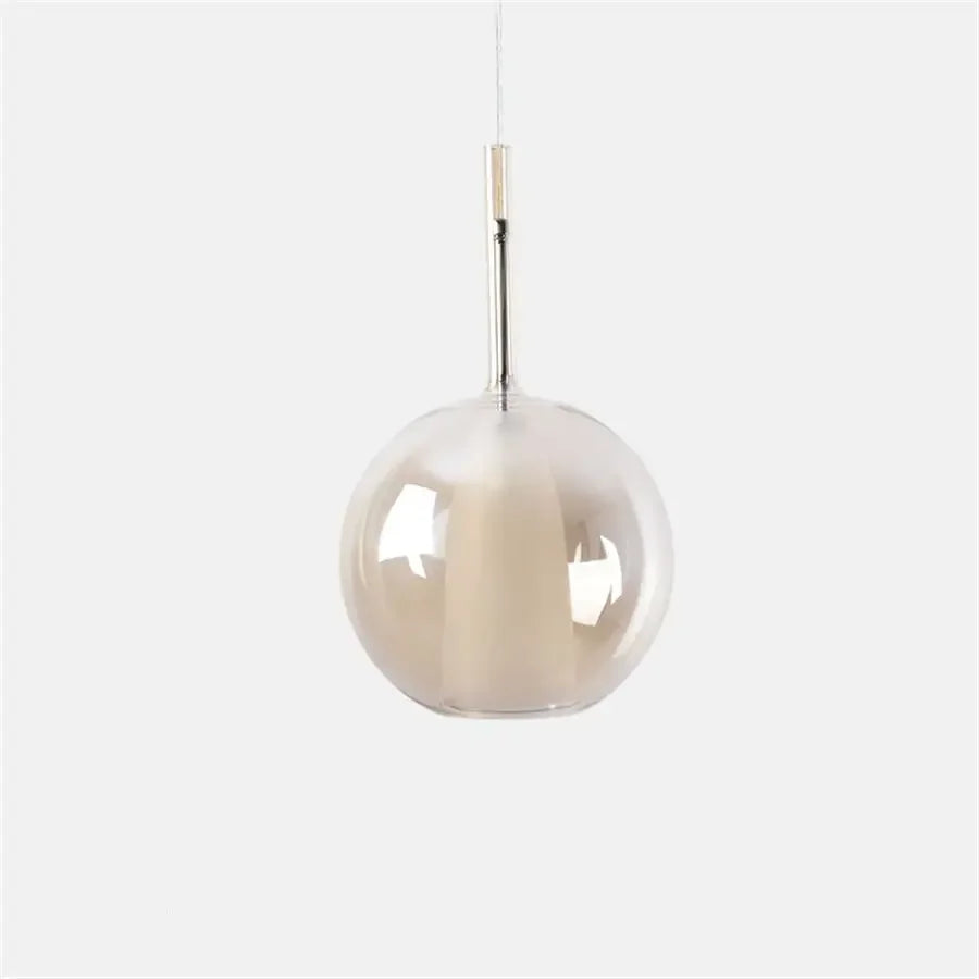 Nowoczesna lampa wisząca z kloszami ze szkła – Lampa sufitowa typu cluster z dymionym szkłem