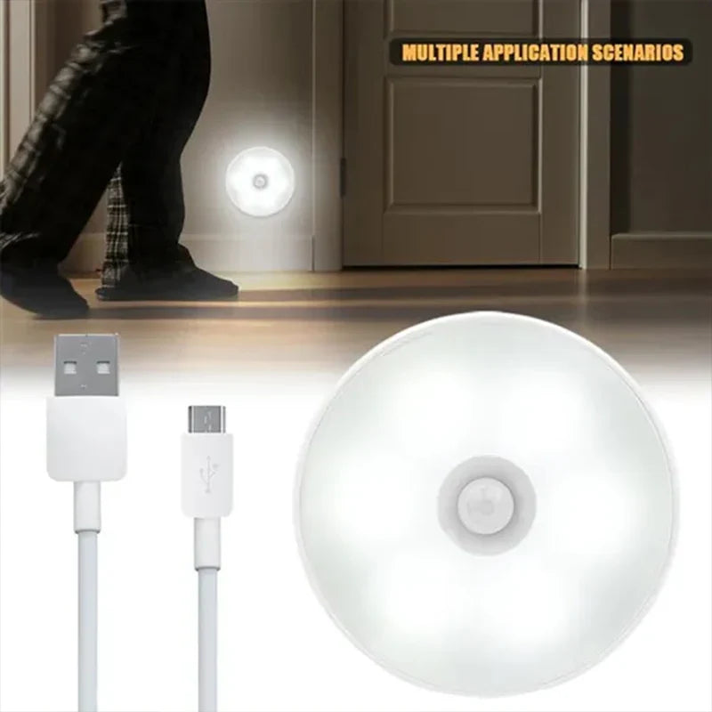 Bezprzewodowa lampka LED z czujnikiem ruchu i ładowaniem USB