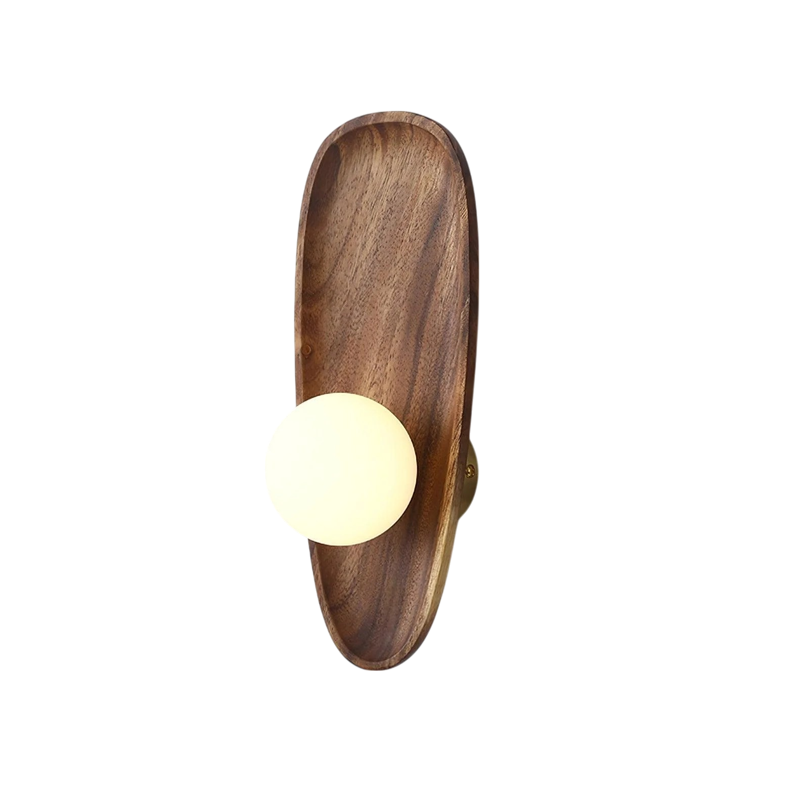 Skandynawska Minimalistyczna Lampa Ścienna LED Z Okrągłym Kloszem