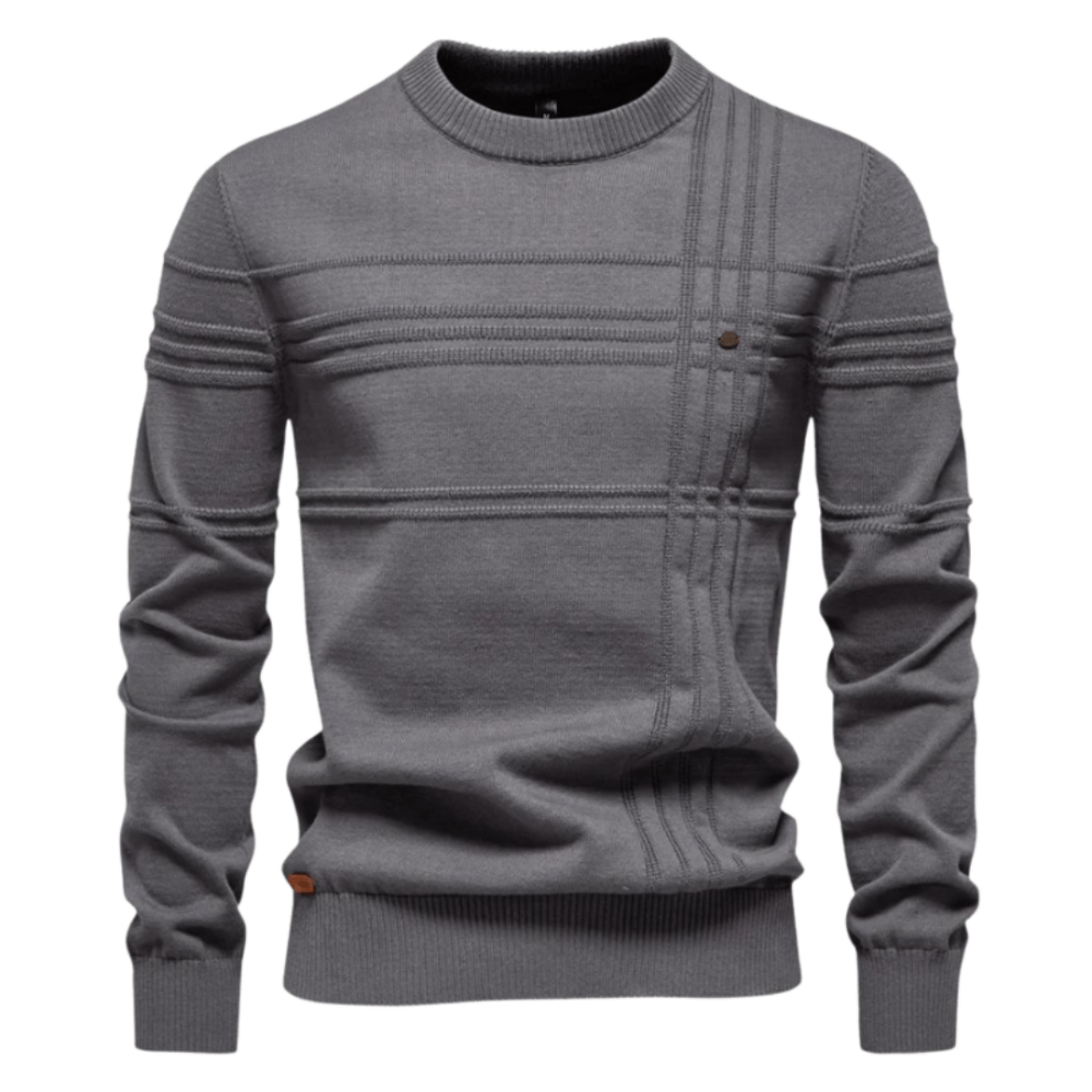 Gairos – Elegancki sweter w kratę