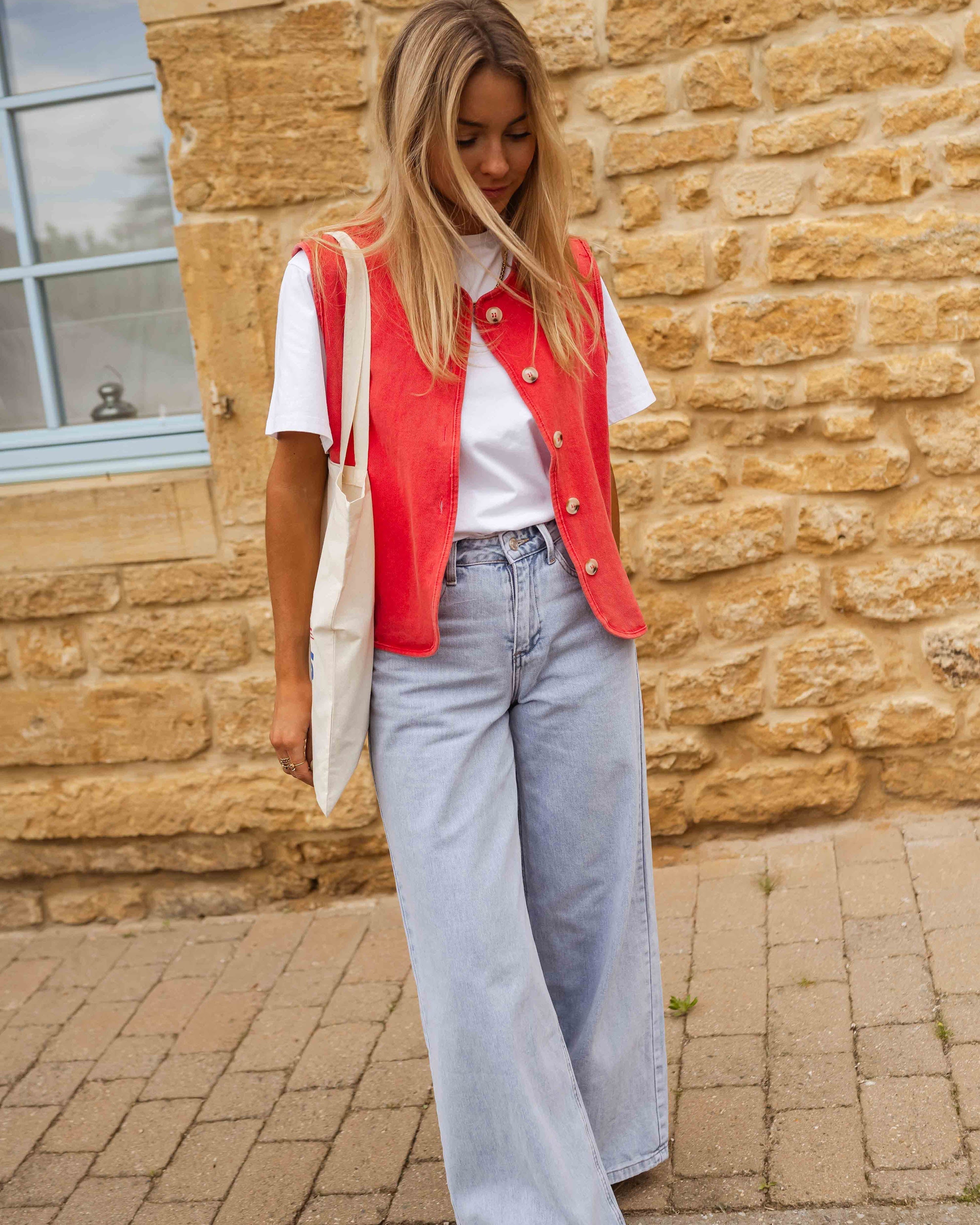 Niwia – Letnia kamizelka w stylu vintage