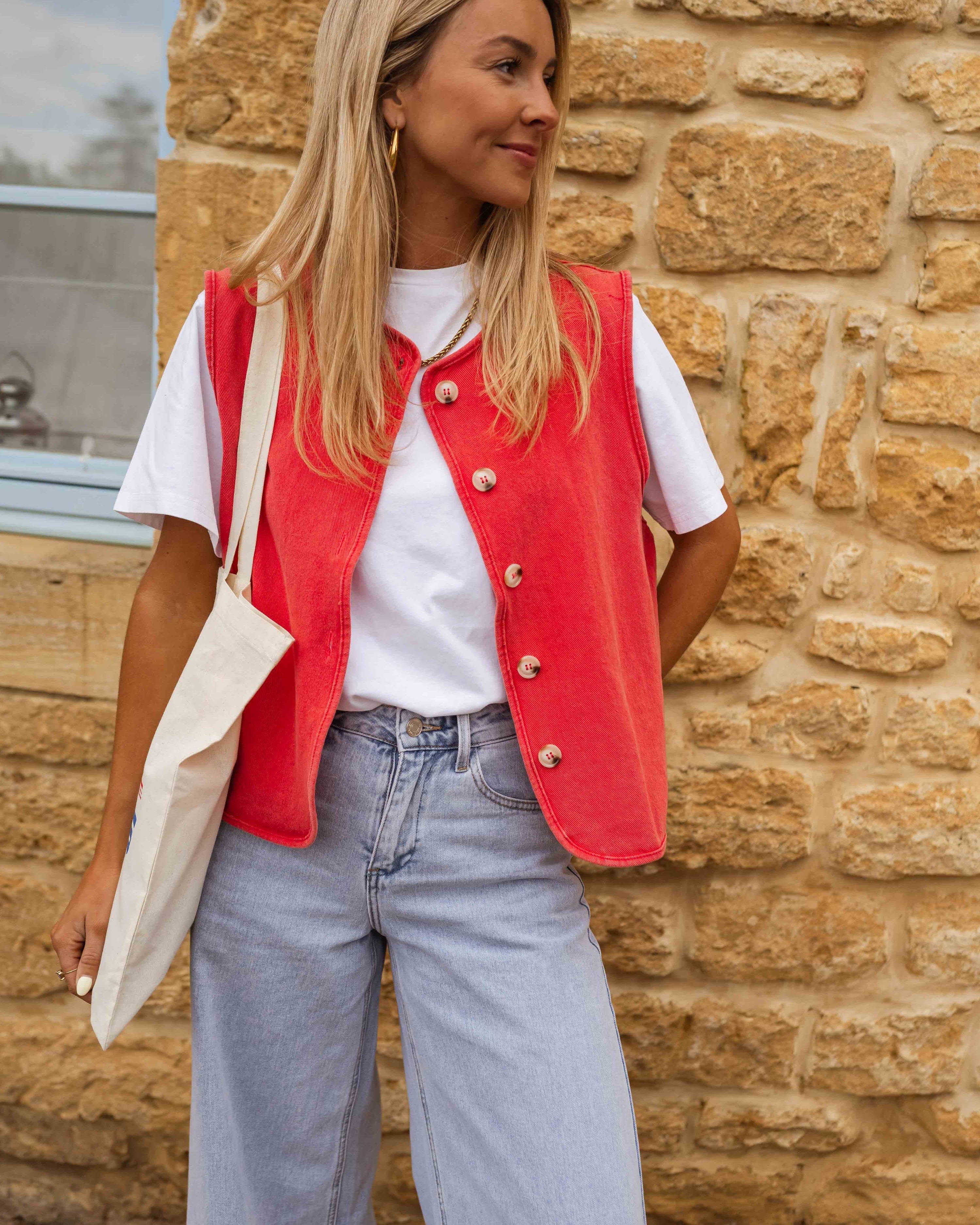Niwia – Letnia kamizelka w stylu vintage