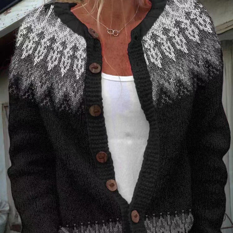 Nevaeh | Vintage Islandzki Sweter z Wełny