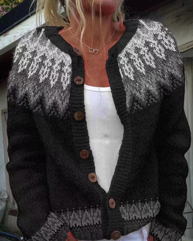 Nevaeh | Vintage Islandzki Sweter z Wełny