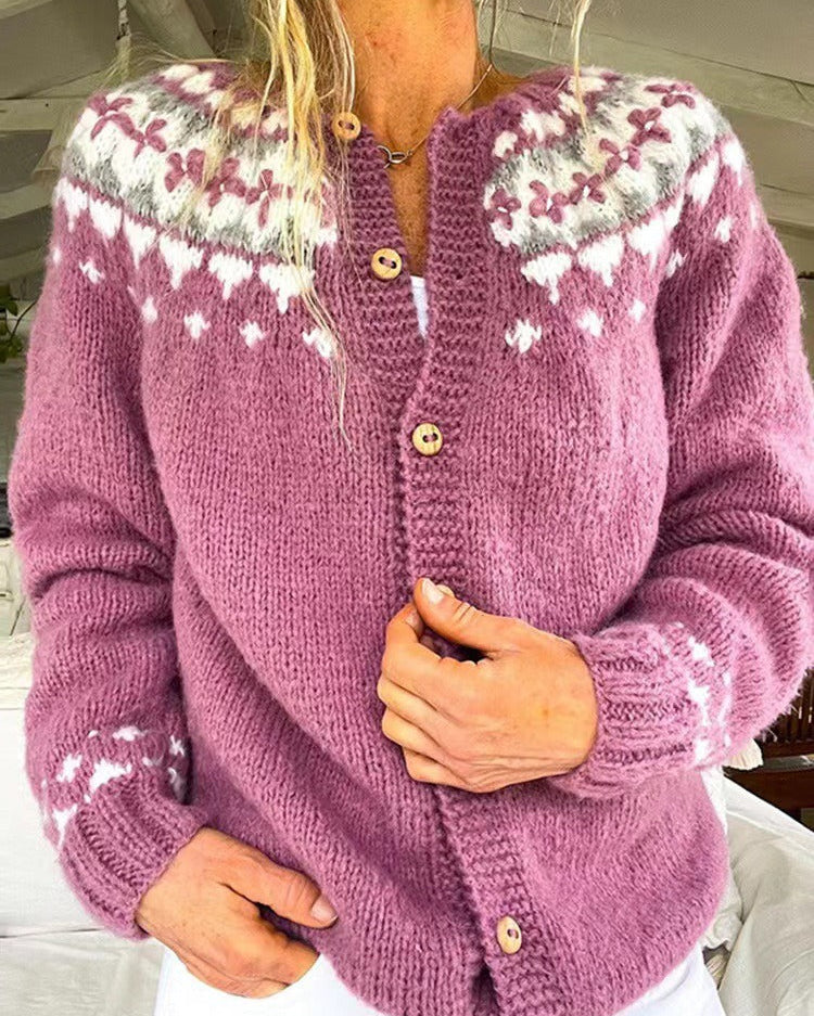 Maya | Vintage Islandzki Sweter z Wełny