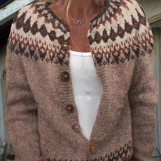 Ariana | Vintage Islandzki Sweter z Wełny