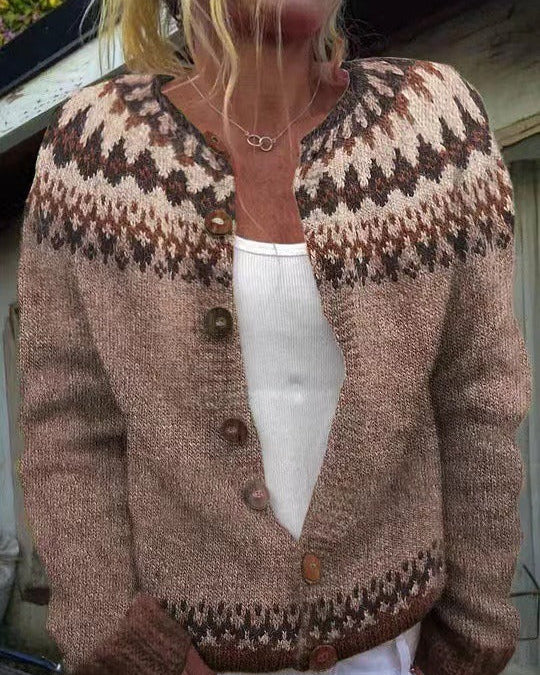 Ariana | Vintage Islandzki Sweter z Wełny