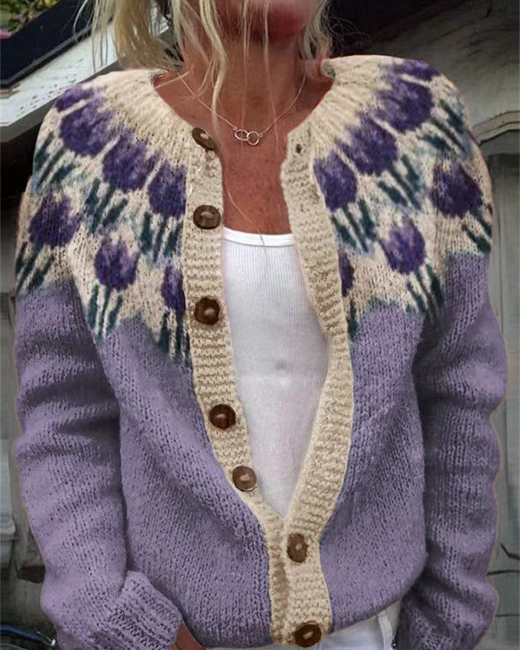 Josephine | Vintage Islandzki Sweter z Wełny