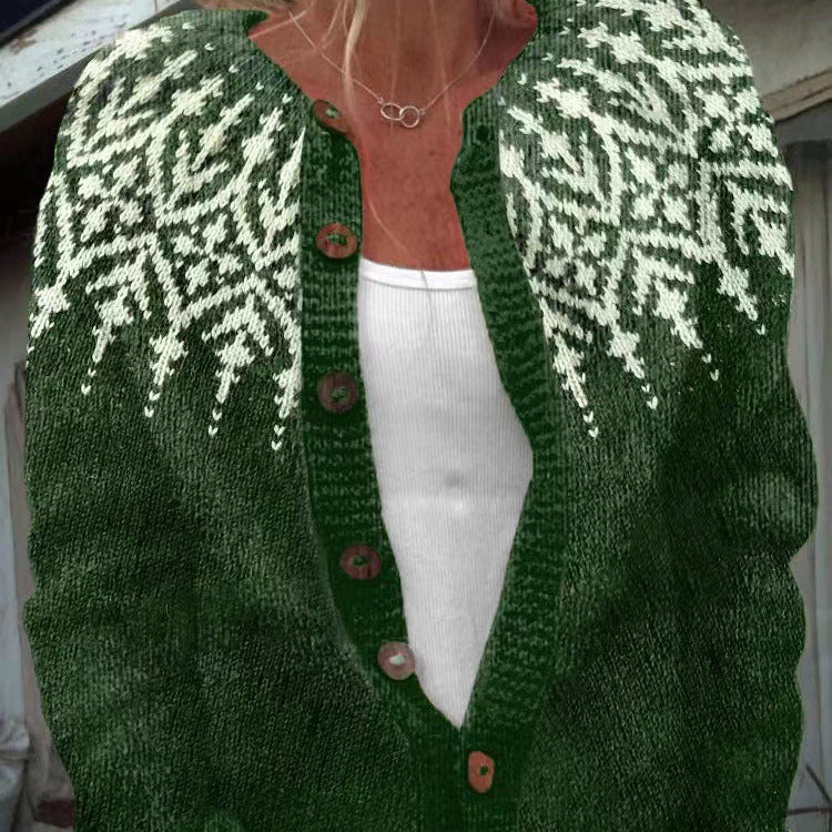 Brienne | Vintage Islandzki Sweter z Wełny