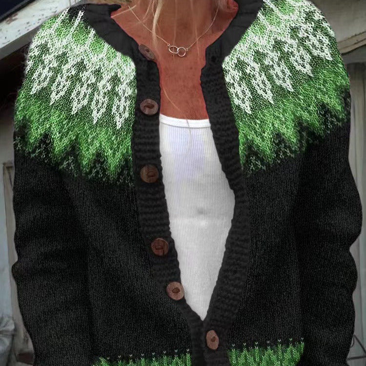 Sadie | Vintage Islandzki Sweter z Wełny