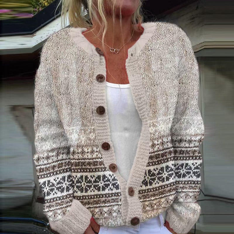 Amira | Vintage Islandzki Sweter z Wełny