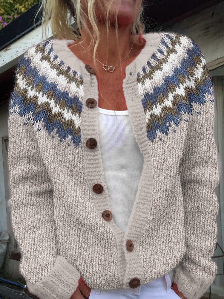 Peyton | Vintage Islandzki Sweter z Wełny