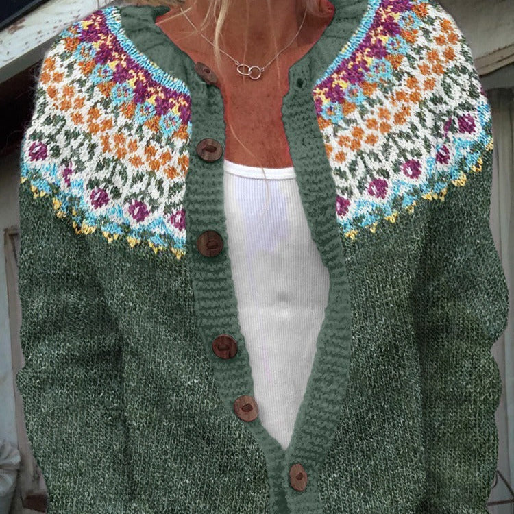 Alice | Vintage Islandzki Sweter z Wełny