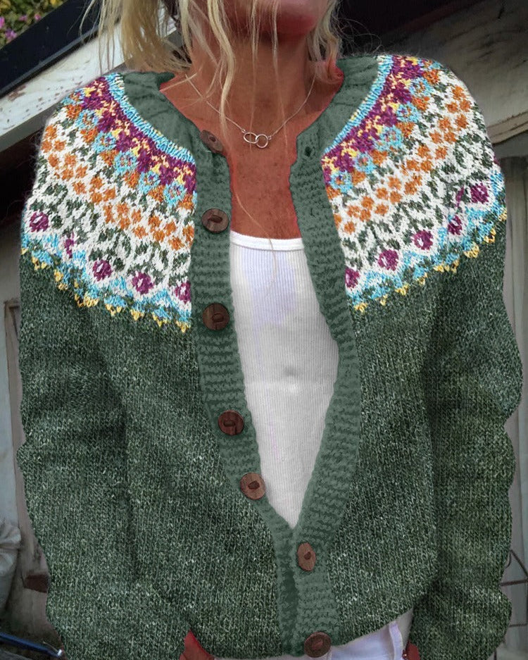 Alice | Vintage Islandzki Sweter z Wełny