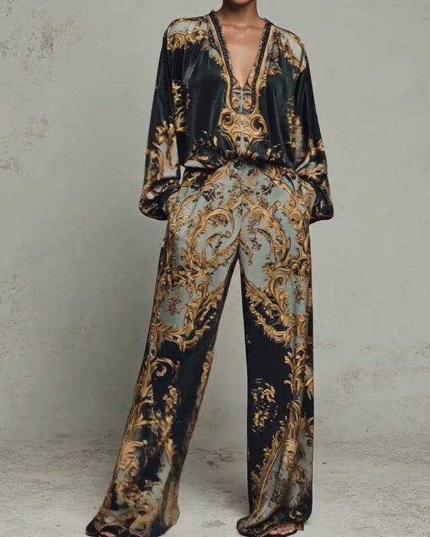 Oveline – Barokowy komplet dwuczęściowy