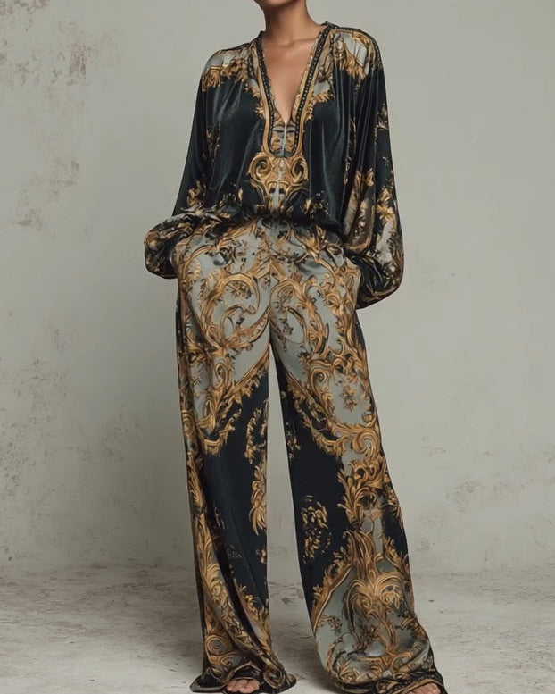 Oveline – Barokowy komplet dwuczęściowy