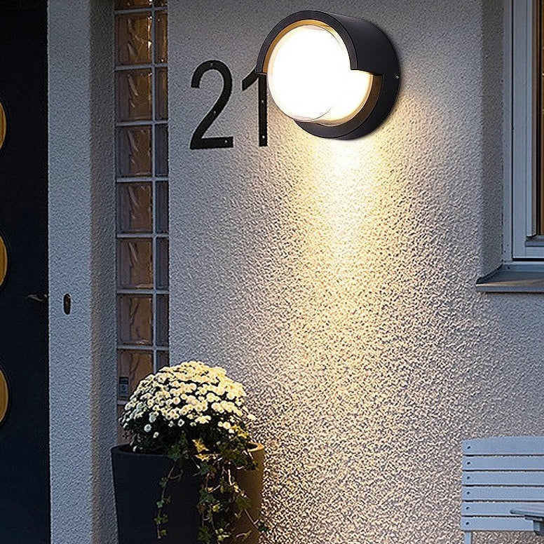 Zewnętrzna Lampa Ścienna Z Czujnikiem Ruchu Do Oświetlenia Wejścia Tarasu I Ogrodu
