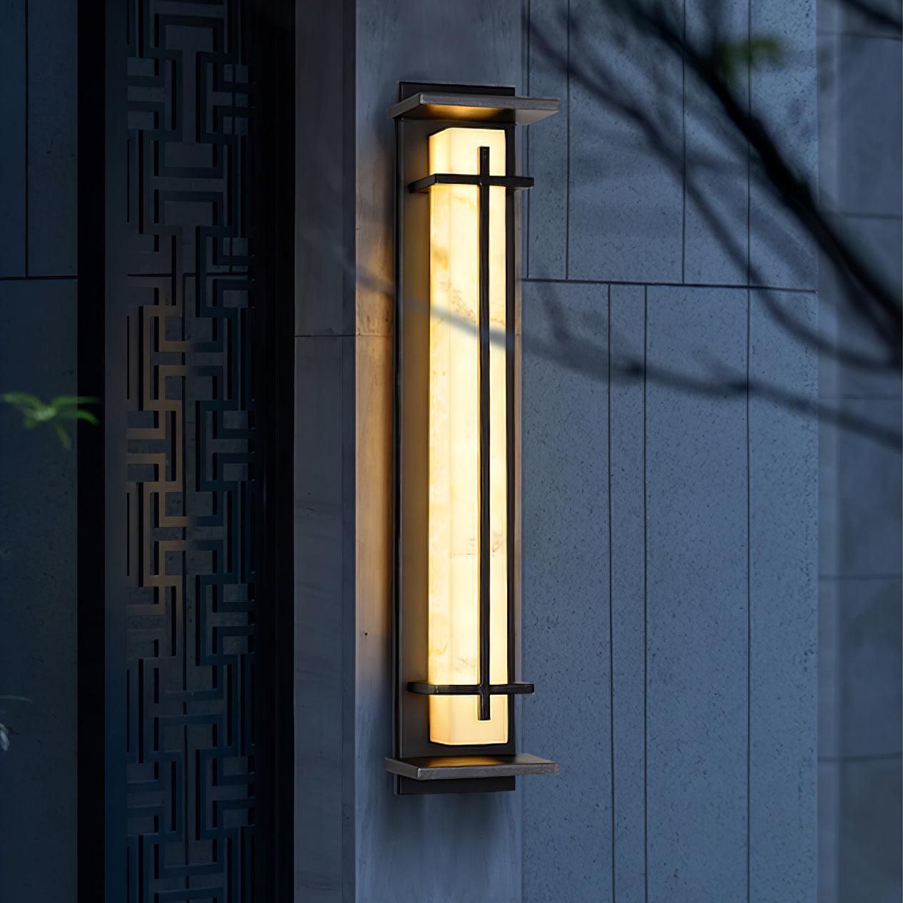 Zewnętrzny LED Nowoczesna Wodoodporna Lampa Ścienna