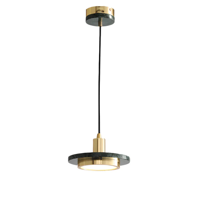 Nowoczesna Lampa Wisząca z Detalem w Stylu Marmuru