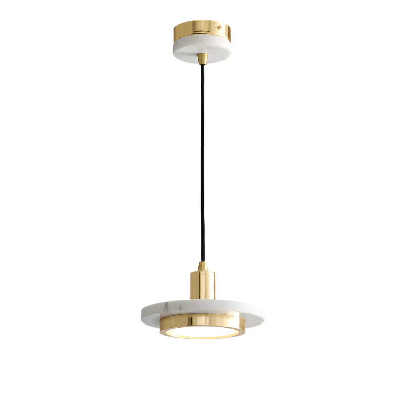 Nowoczesna Lampa Wisząca z Detalem w Stylu Marmuru