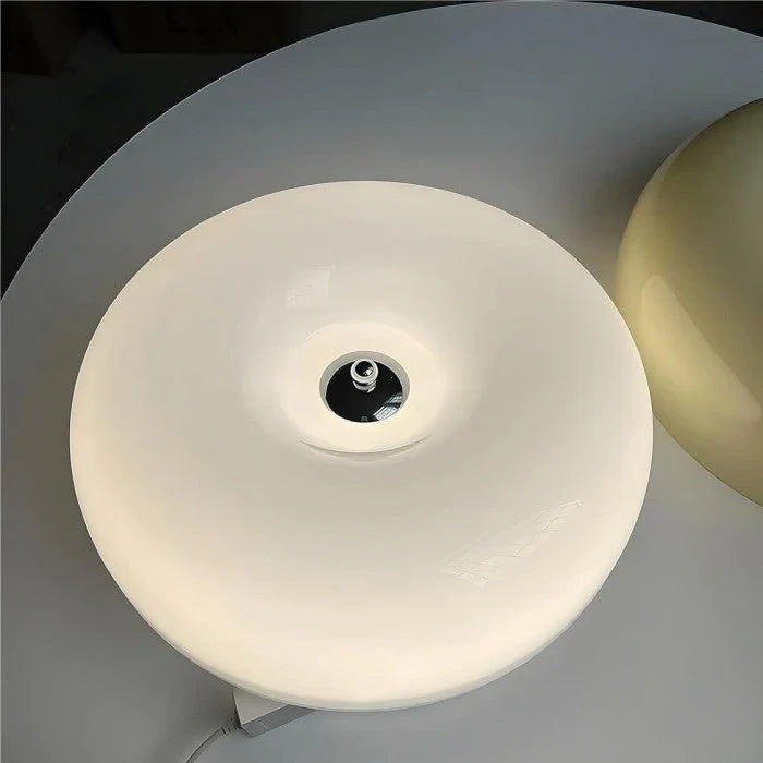 Lampa ścienna LED „donut” – designerska oprawa oświetleniowa z efektem świetlnej aureoli