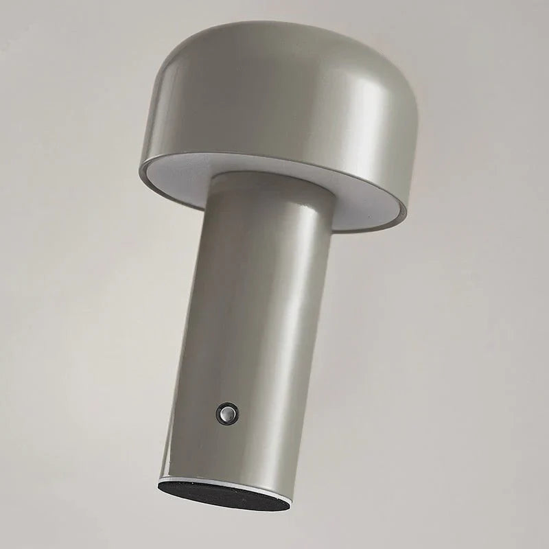 Nowoczesna lampa stołowa LED typu „grzybek” – przenośna, ładowalna, dotykowa