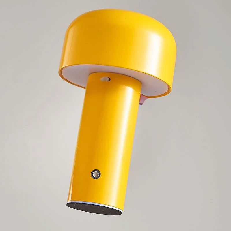 Nowoczesna lampa stołowa LED typu „grzybek” – przenośna, ładowalna, dotykowa