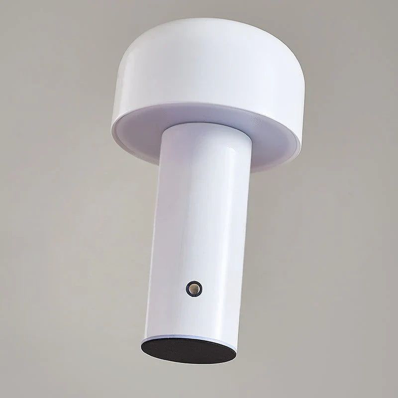 Nowoczesna lampa stołowa LED typu „grzybek” – przenośna, ładowalna, dotykowa