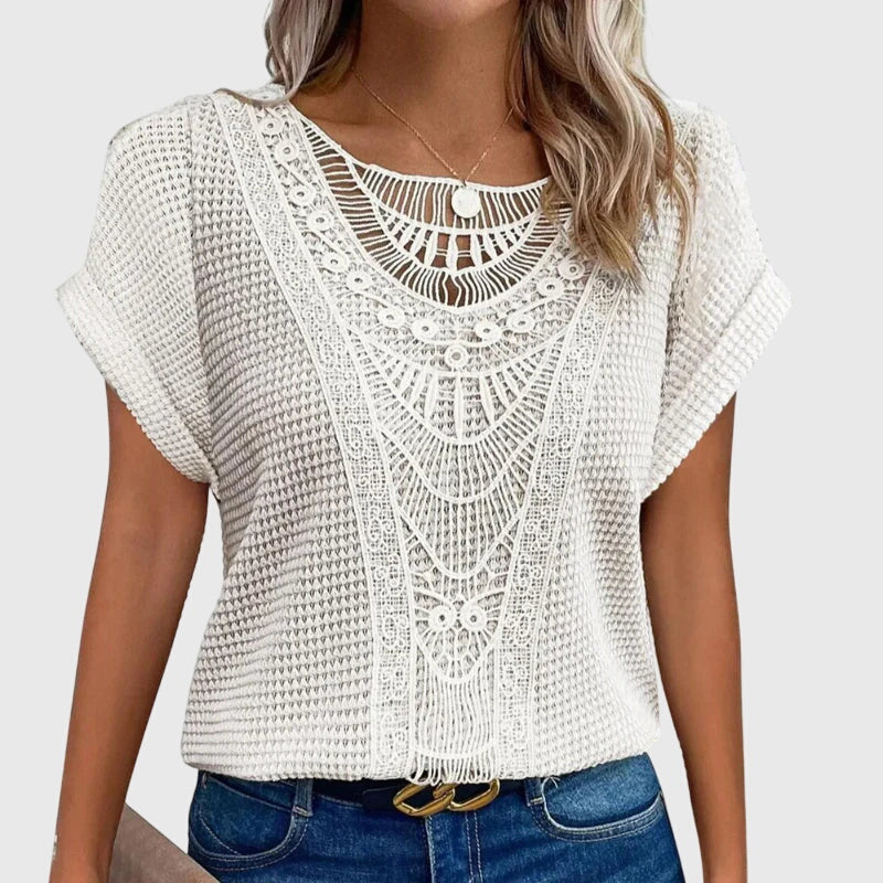 Pearl™ | Elegancka Bluzka w Stylu Ibiza
