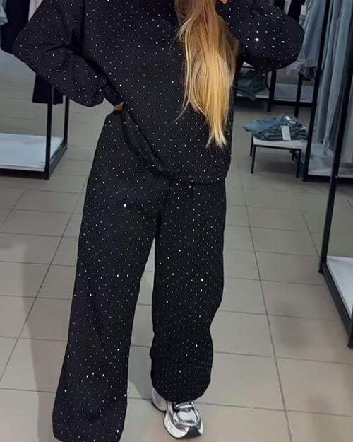 Adela - Diamond Zestaw sweter i spodnie