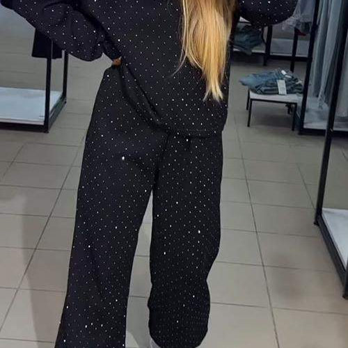 Adela - Diamond Zestaw sweter i spodnie