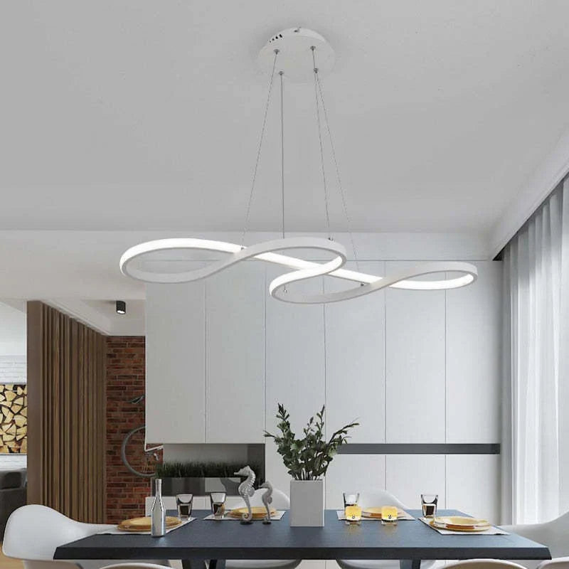 Lampa Wisząca LED Żyrandol w Kształcie Nut Muzycznych – Kreatywne Nowoczesne Oświetlenie Sufitowe