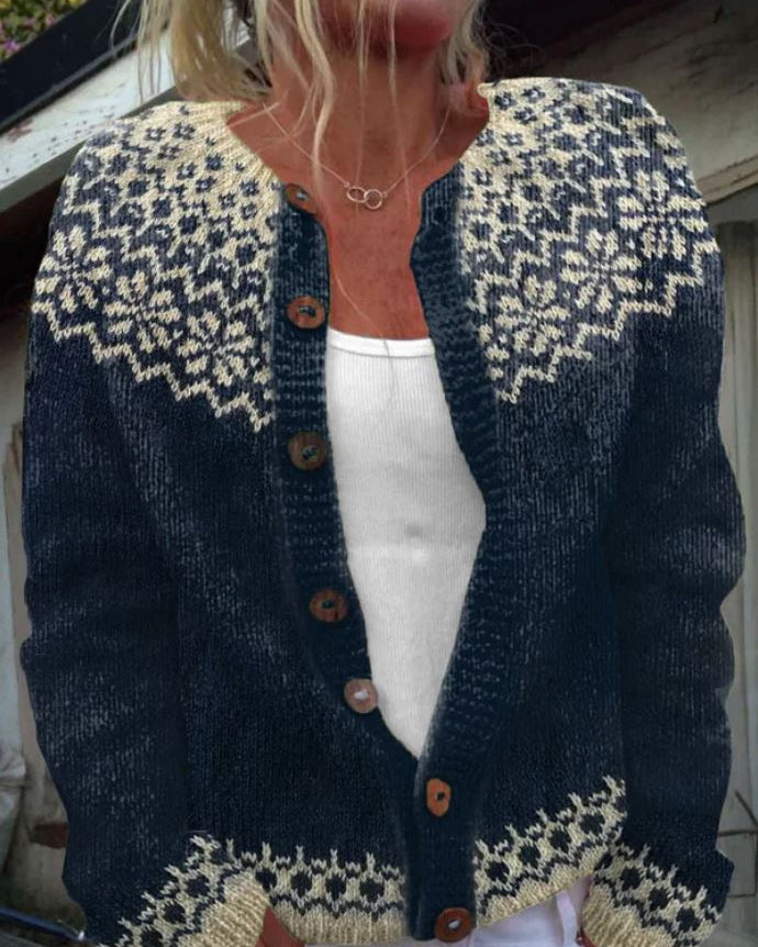 Hadley | Vintage Sweter z Wełny