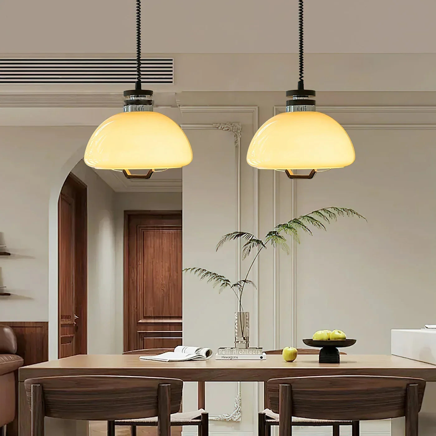 Wisząca Lampa Retro Bauhaus – Klasyczny Design w Nowoczesnym Wydaniu