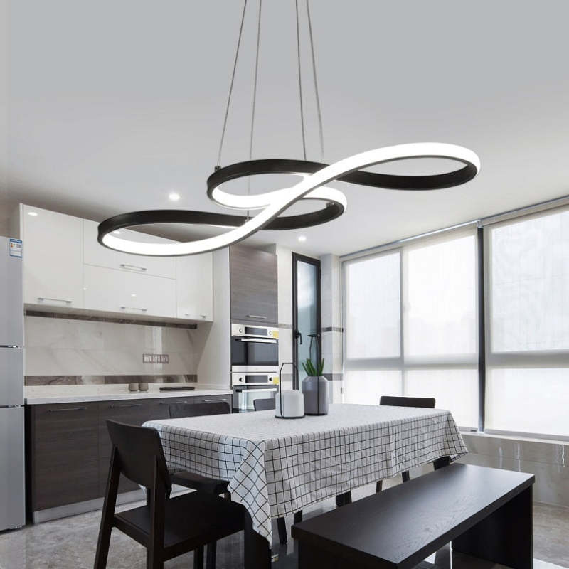 Lampa Wisząca LED Żyrandol w Kształcie Nut Muzycznych – Kreatywne Nowoczesne Oświetlenie Sufitowe