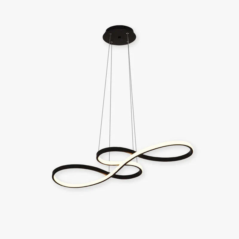 Lampa Wisząca LED Żyrandol w Kształcie Nut Muzycznych – Kreatywne Nowoczesne Oświetlenie Sufitowe