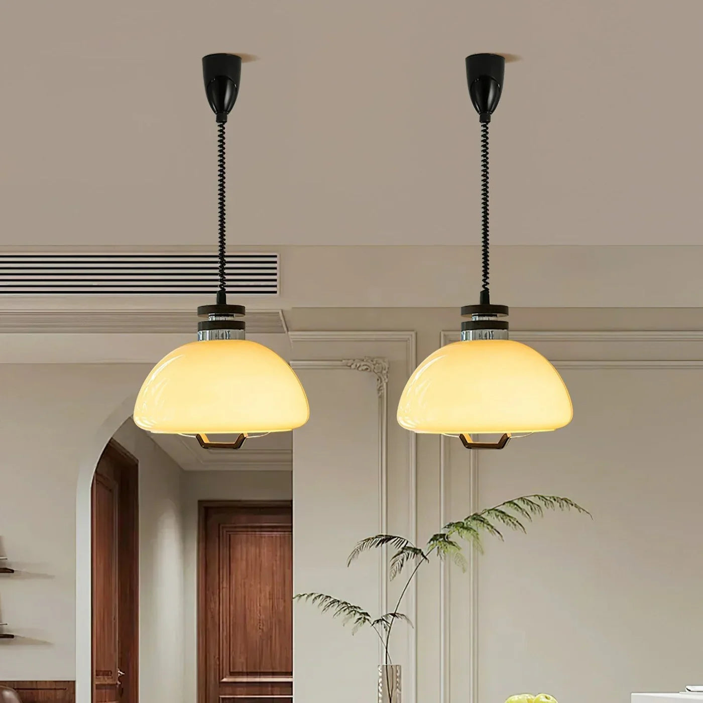 Wisząca Lampa Retro Bauhaus – Klasyczny Design w Nowoczesnym Wydaniu