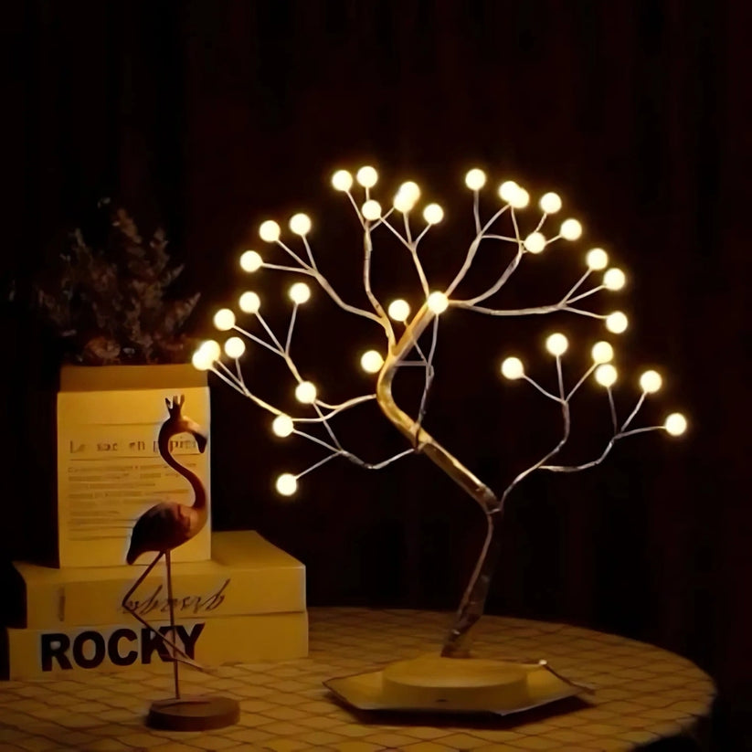 Lampa dekoracyjne drzewko LED